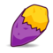 Roasted Sweet Potato emoji on Emojidex